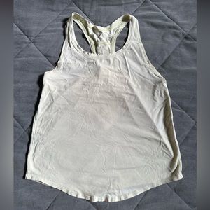 Lime green Lululemon tank top